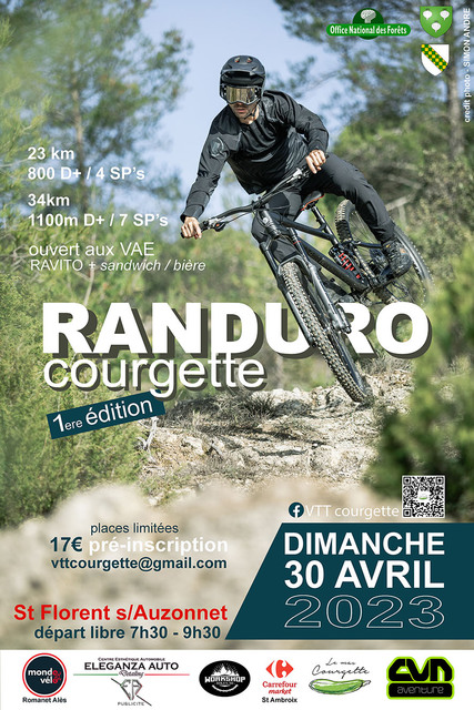 Affiche de RANDURO COURGETTE  (1ère  édition) à Saint-Florent-sur-Auzonnet