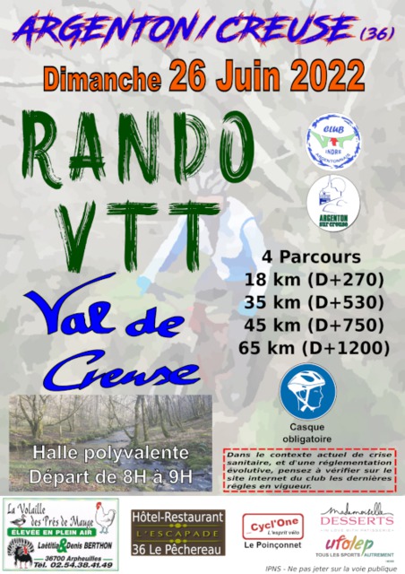 Affiche de Val de Creuse 2023 (14ème  édition) à Argenton-sur-Creuse