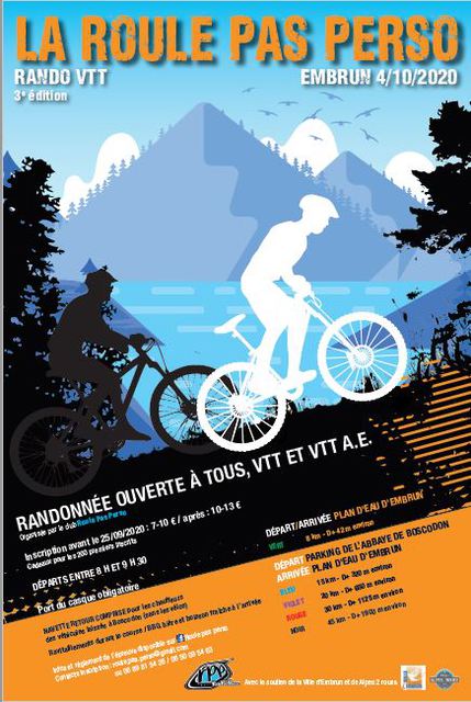 Affiche de Rando VTT La Roule Pas Perso (3ème  édition) à Embrun