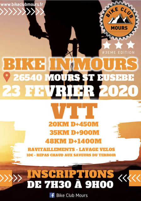 Affiche de La 3ème BIKE IN MOURS à Mours-Saint-Eusèbe