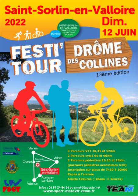 Affiche de FESTI TOUR 2022 (13ème  édition) à Saint-Sorlin-en-Valloire