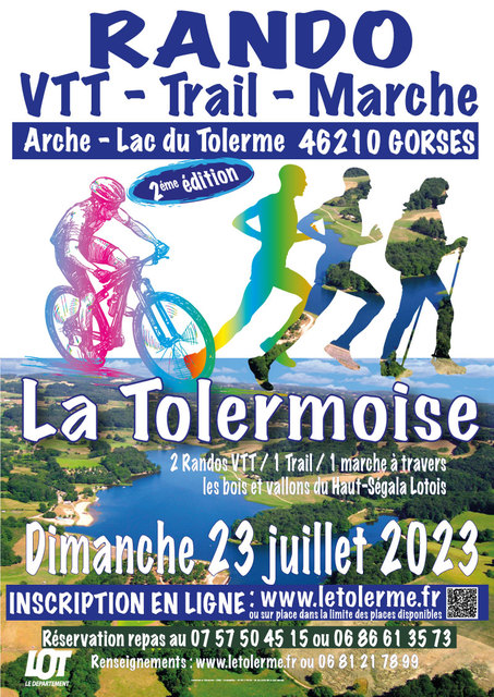 Affiche de La 2ème Tolermoise - randonnée VTT  à Gorses
