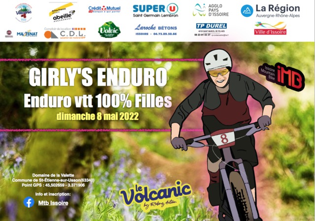 Affiche de Le GIRLY'S ENDURO VTT (1ère  édition) à Saint-Jean-en-Val