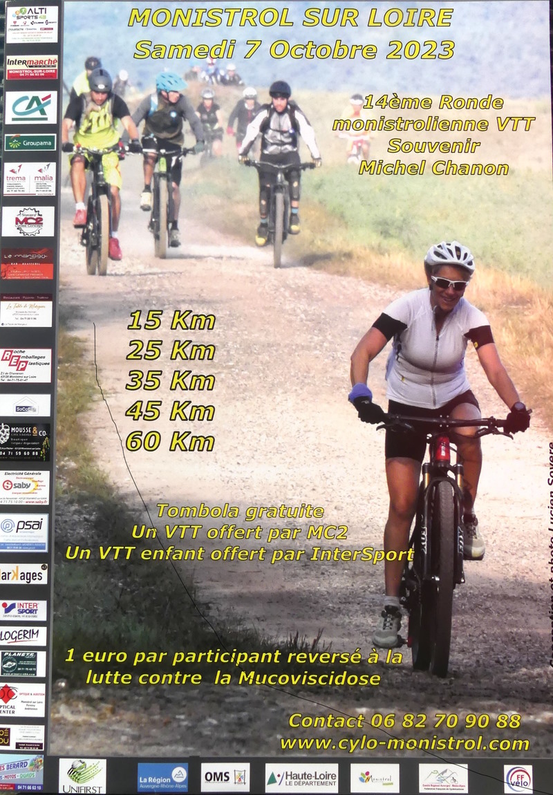 Affiche de La 14ème Ronde Monistrolienne à Monistrol-sur-Loire