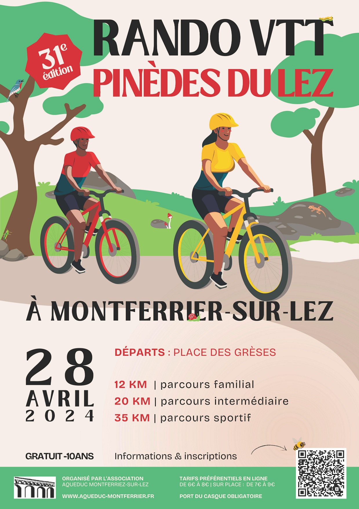 Affiche de La 31ème RANDO PINEDES DU LEZ à Montferrier-sur-Lez