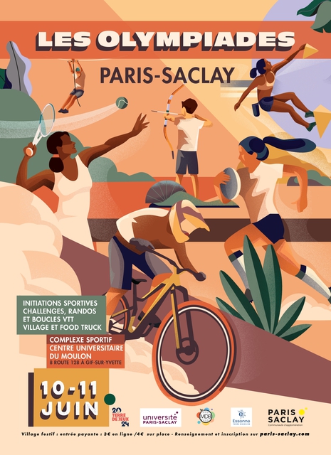 Affiche de Le Tour Paris Saclay (8ème  édition) à Gif-sur-Yvette