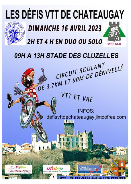 Affiche de LES DEFIS VTT DE CHATEAUGAY à Châteaugay