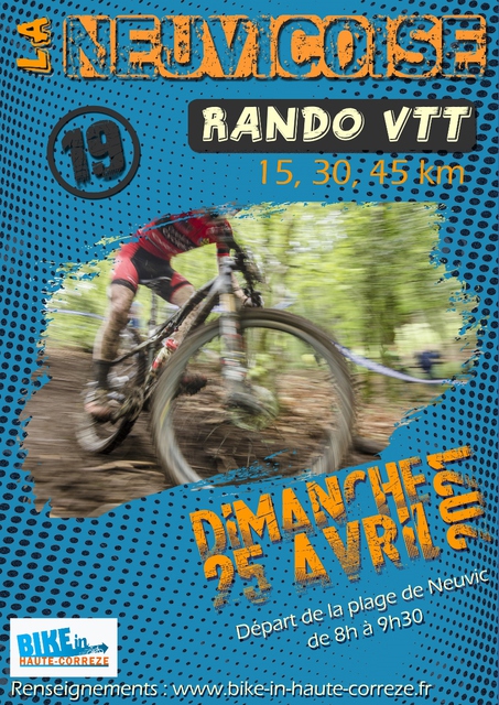 Affiche de Rando VTT la Neuvicoise à Neuvic