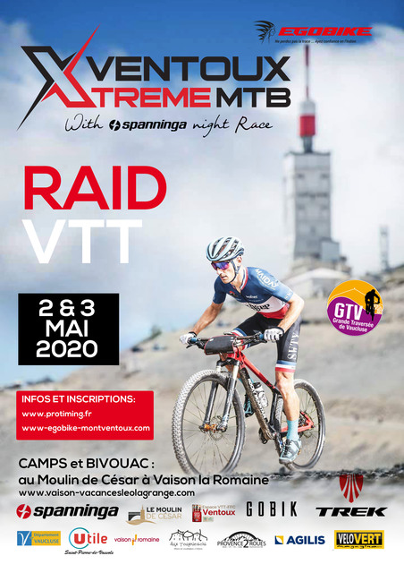 Affiche de RANDO-RAID VENTOUX XTREME MTB (4ème  édition) à Vaison-la-Romaine