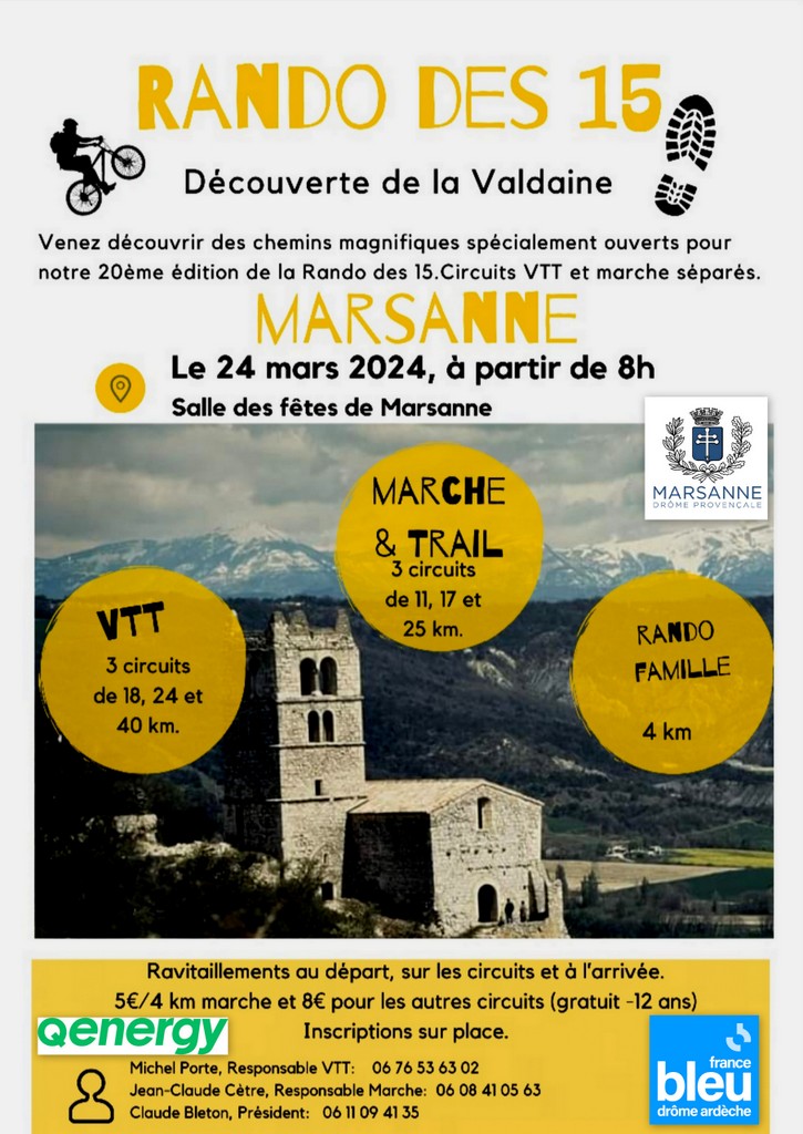 Affiche de Randonnées VTT à Marsanne