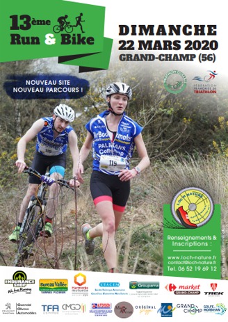Affiche de Run and Bike de Grand-Champ (13ème  édition) à Grand-Champ
