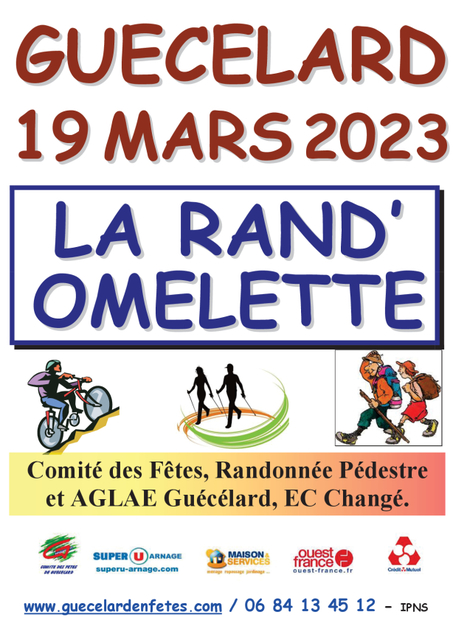 Affiche de La 14ème Rand'Omelette à Guécélard