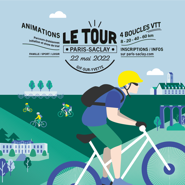 Affiche de Le Tour Paris Saclay (7ème  édition) à Gif-sur-Yvette