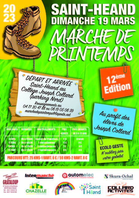 Affiche de Marche de Printemps VTT (12ème  édition) à Saint-Héand