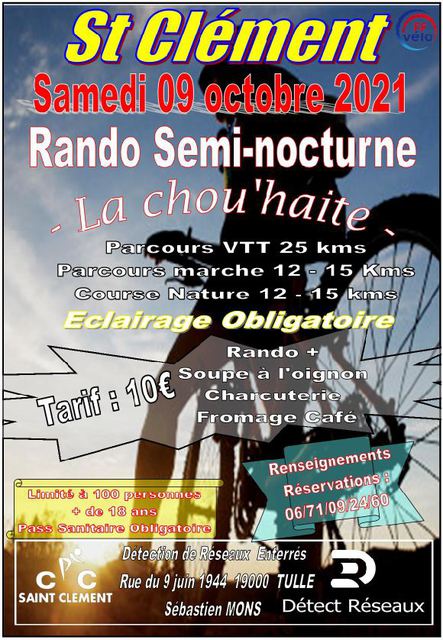 Affiche de " La Chou'haite " (1ère  édition) à Saint-Clément