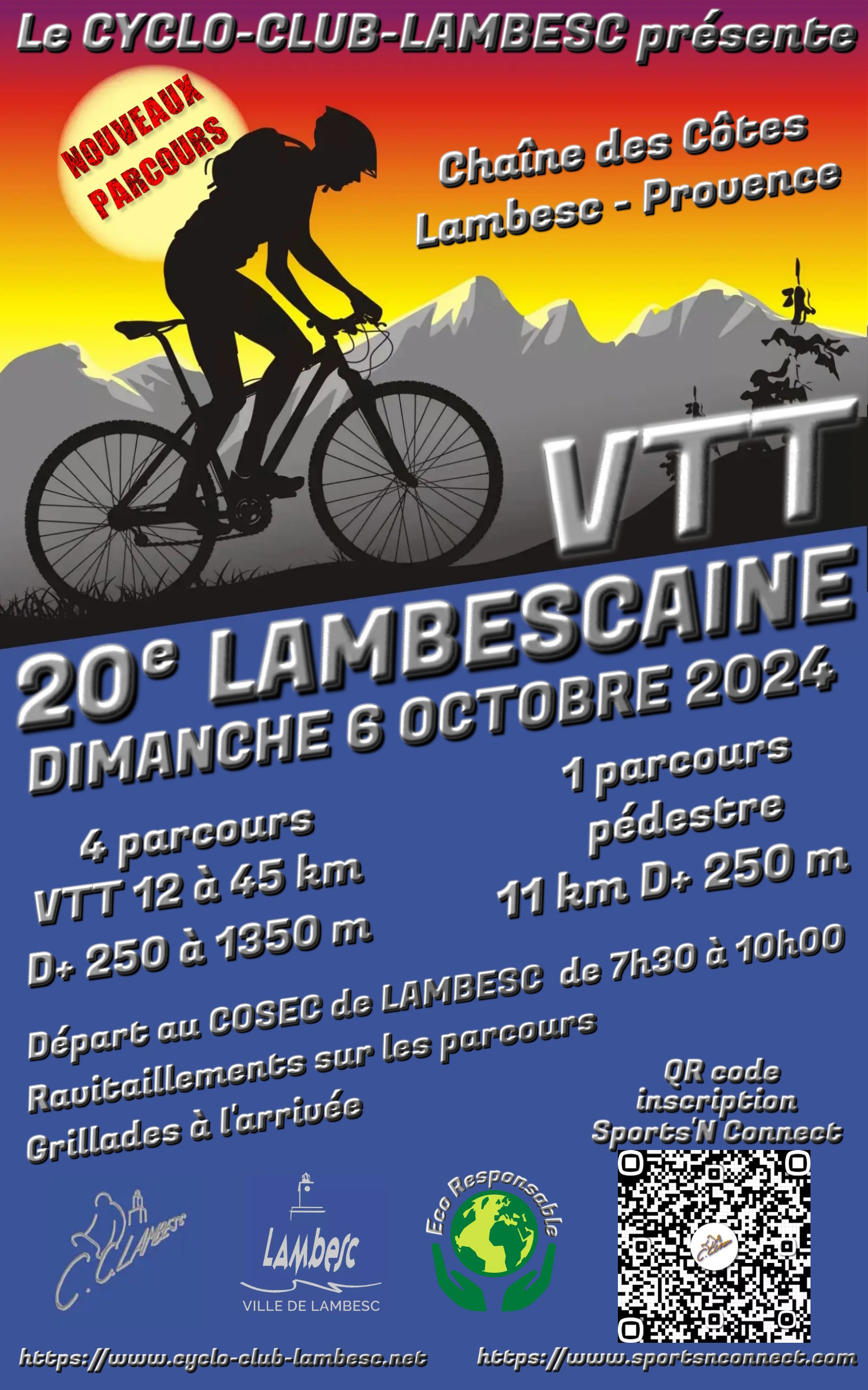 Affiche de La 20ème Lambescaine à Lambesc