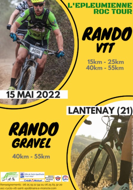 Affiche de EPLEUMIENNE ROC TOUR VTT&GRAVEL à Lantenay