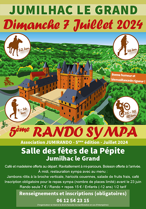 Affiche de La 5ème Rando sympa à Jumilhac-le-Grand