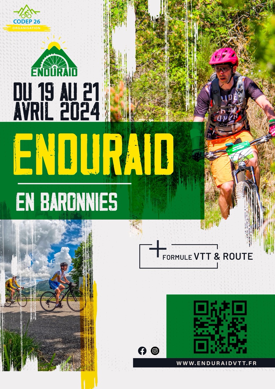 Affiche de Enduraid VTT (3ème édition) à Buis-les-Baronnies