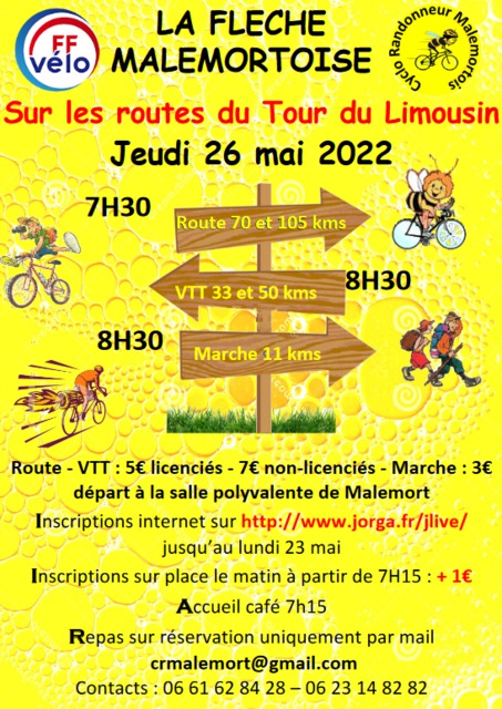 Affiche de La 11ème Flèche malemortoise à Malemort-sur-Corrèze