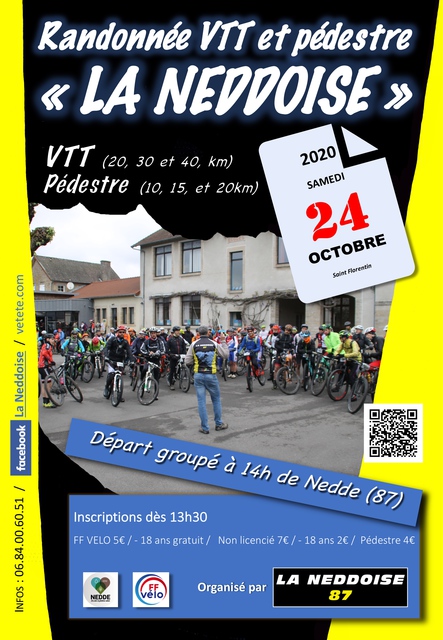 Affiche de La 51ème Neddoise VTT à Nedde