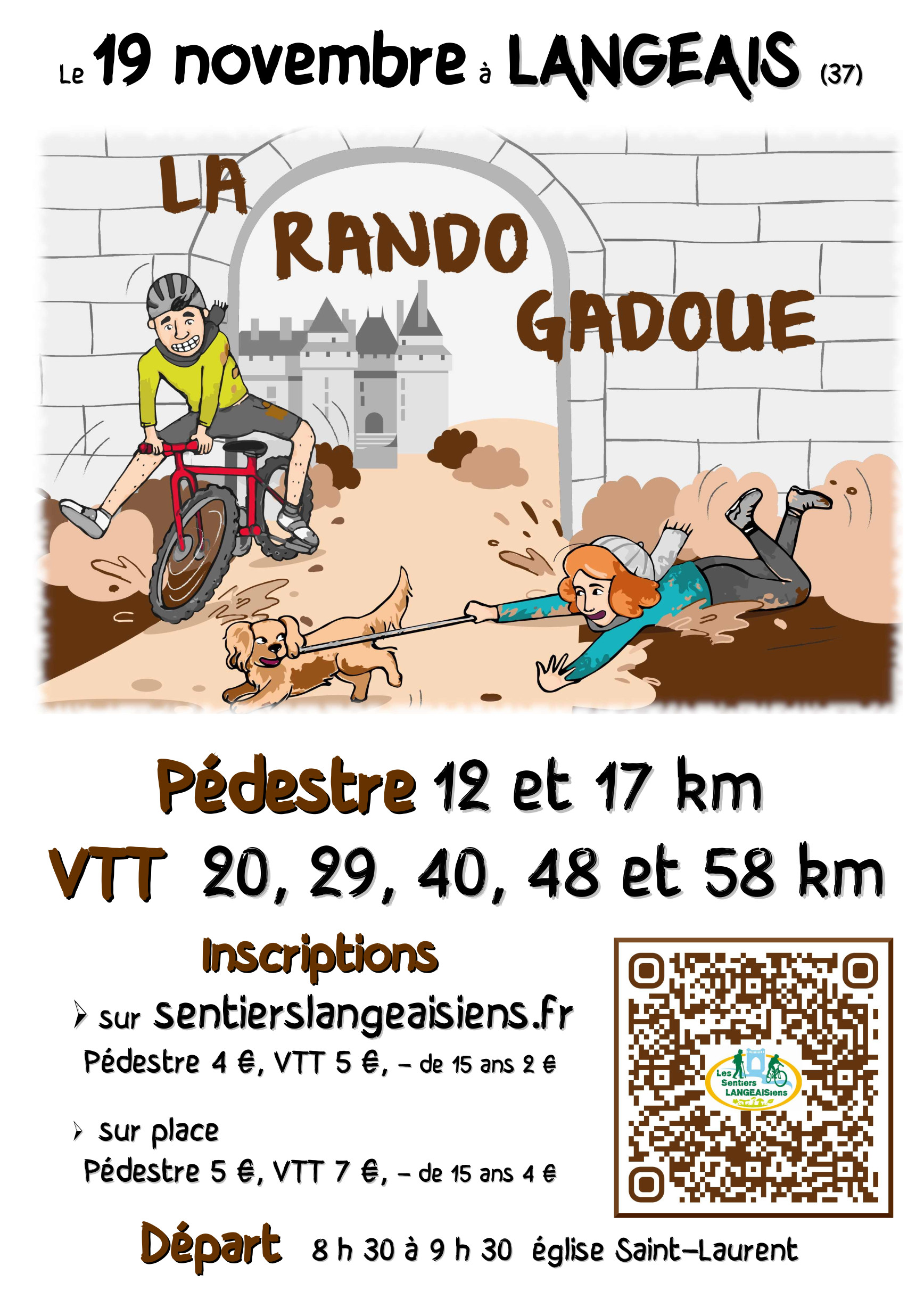 Affiche de La 20ème Rando Gadoue à Langeais