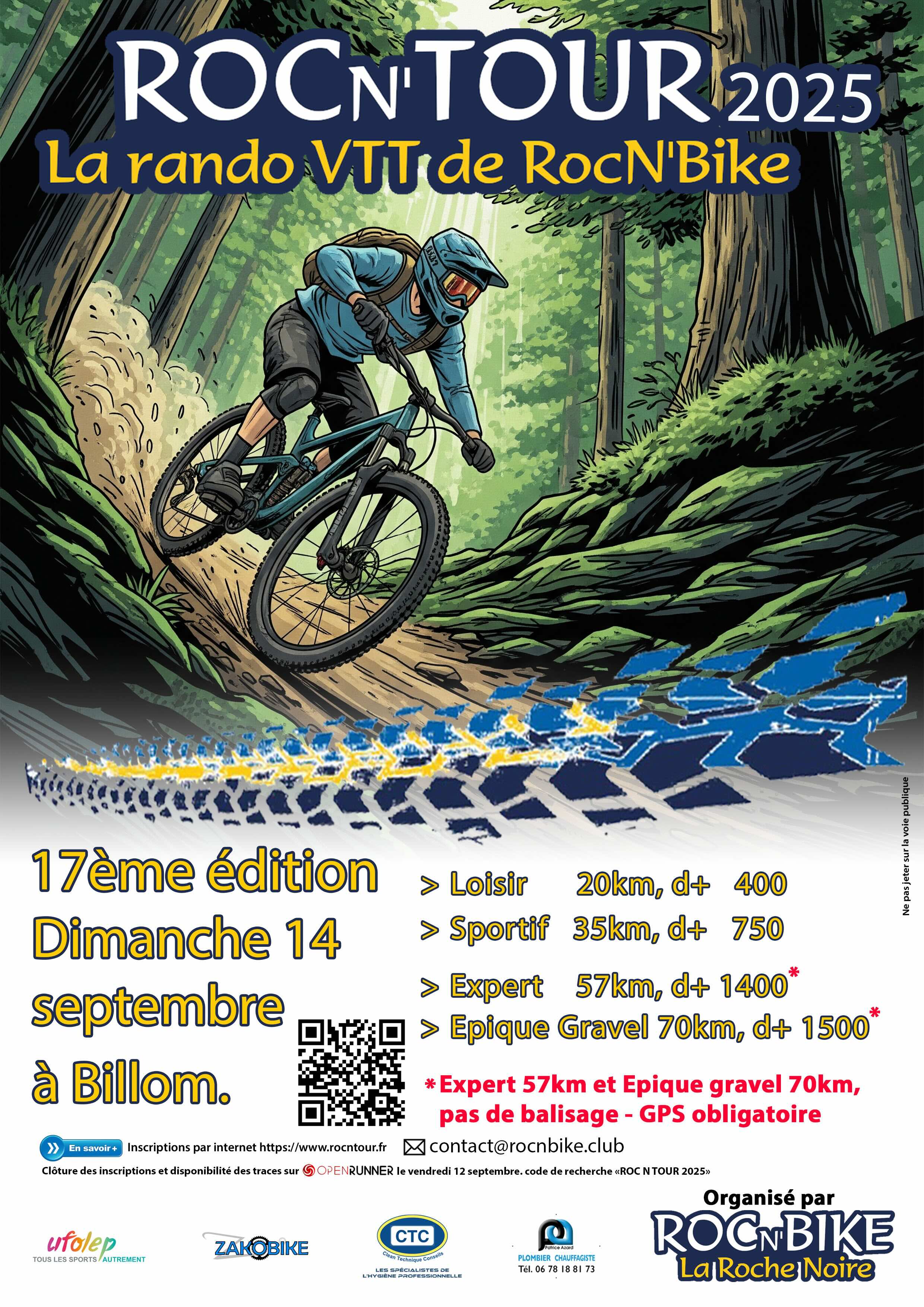 Affiche de ROC'N TOUR (17ème édition) à Billom