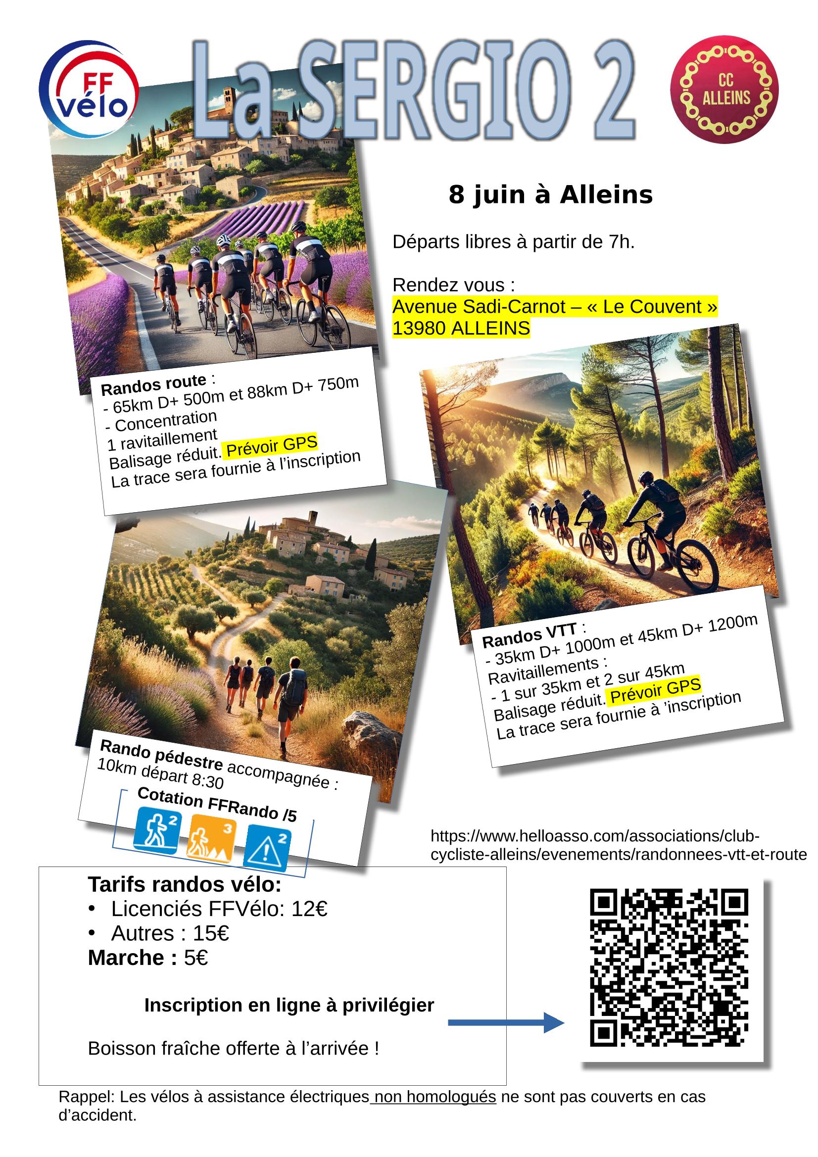Affiche de La 2ème Sergio à Alleins