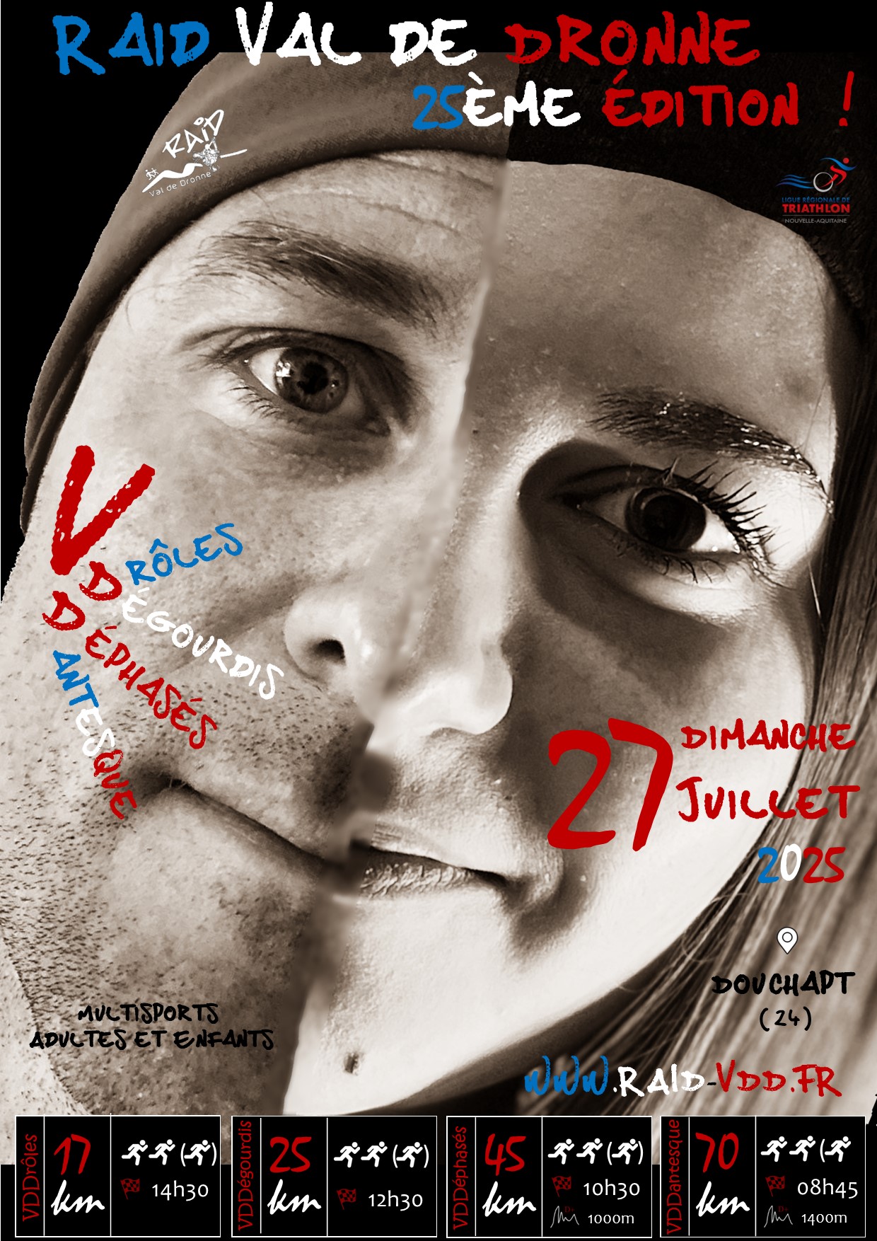 Affiche de Le 25ème Raid Val de Dronne à Douchapt