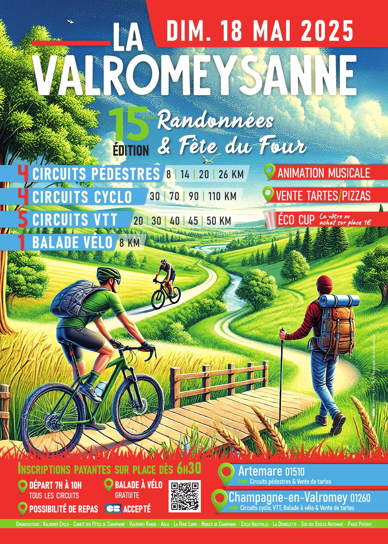 Affiche de LA VALROMEYSANNE à Champagne-en-Valromey