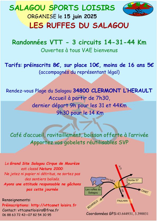 Affiche de Les Ruffes du Salagou (1ère édition) à Clermont-l'Hérault