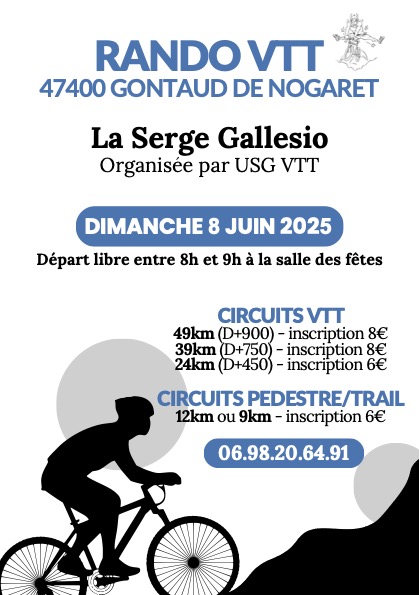 Affiche de LA SERGE GALLESIO à Gontaud-de-Nogaret