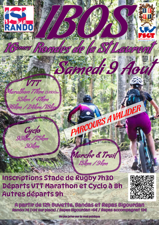 Affiche de Rondes de la St Laurent (16ème édition) à Ibos