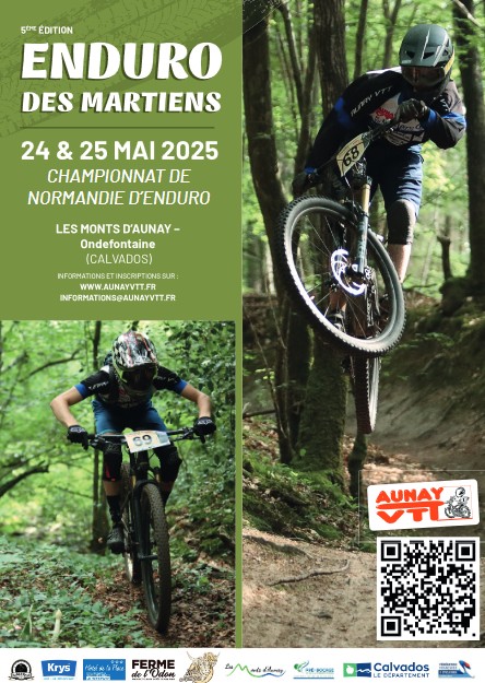 Affiche de L'ENDURO DES MARTIENS (5ème édition) à Aunay-sur-Odon