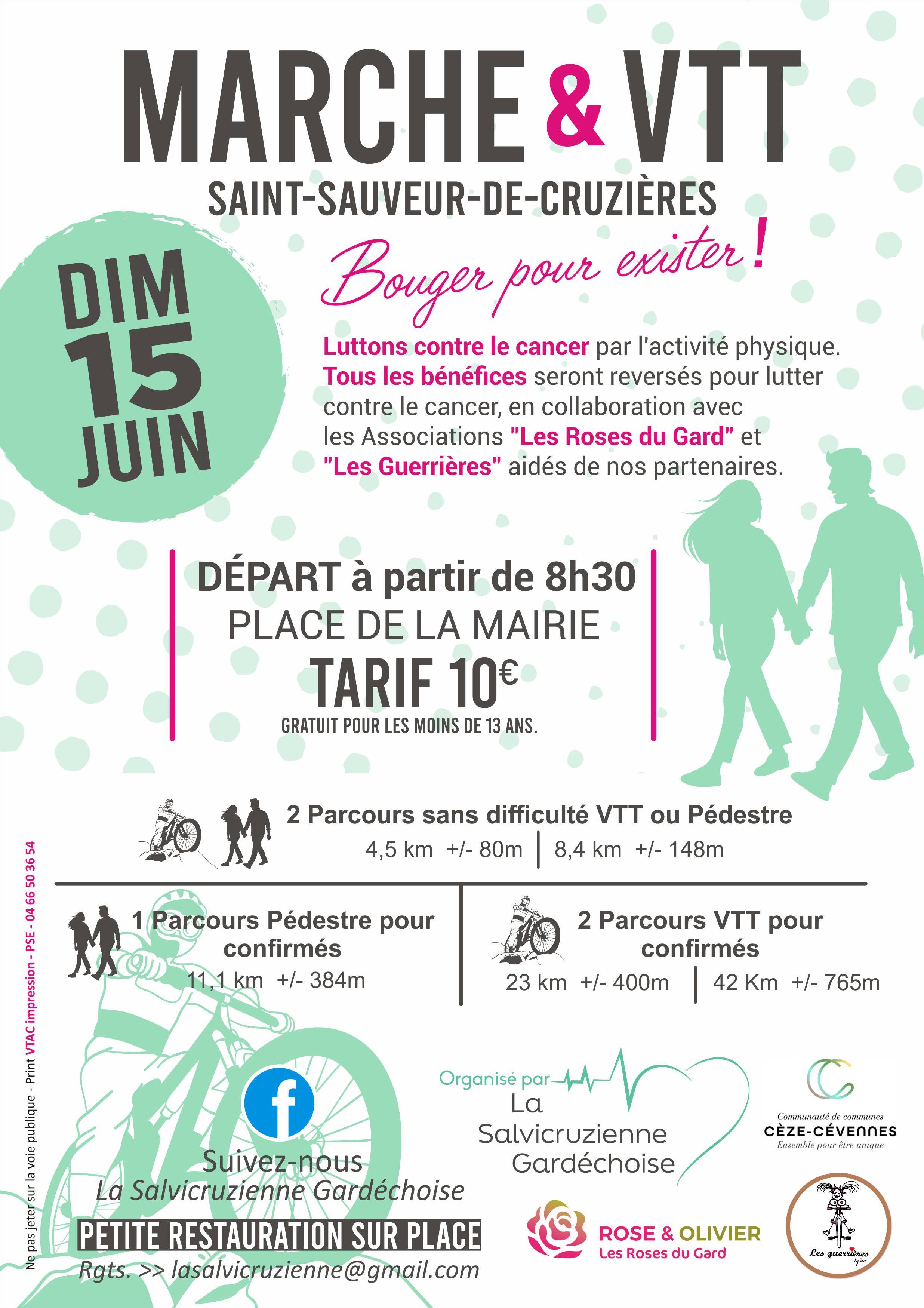 Affiche de La 3ème Salvicruzienne Gardèchoise à Saint-Sauveur-de-Cruzières