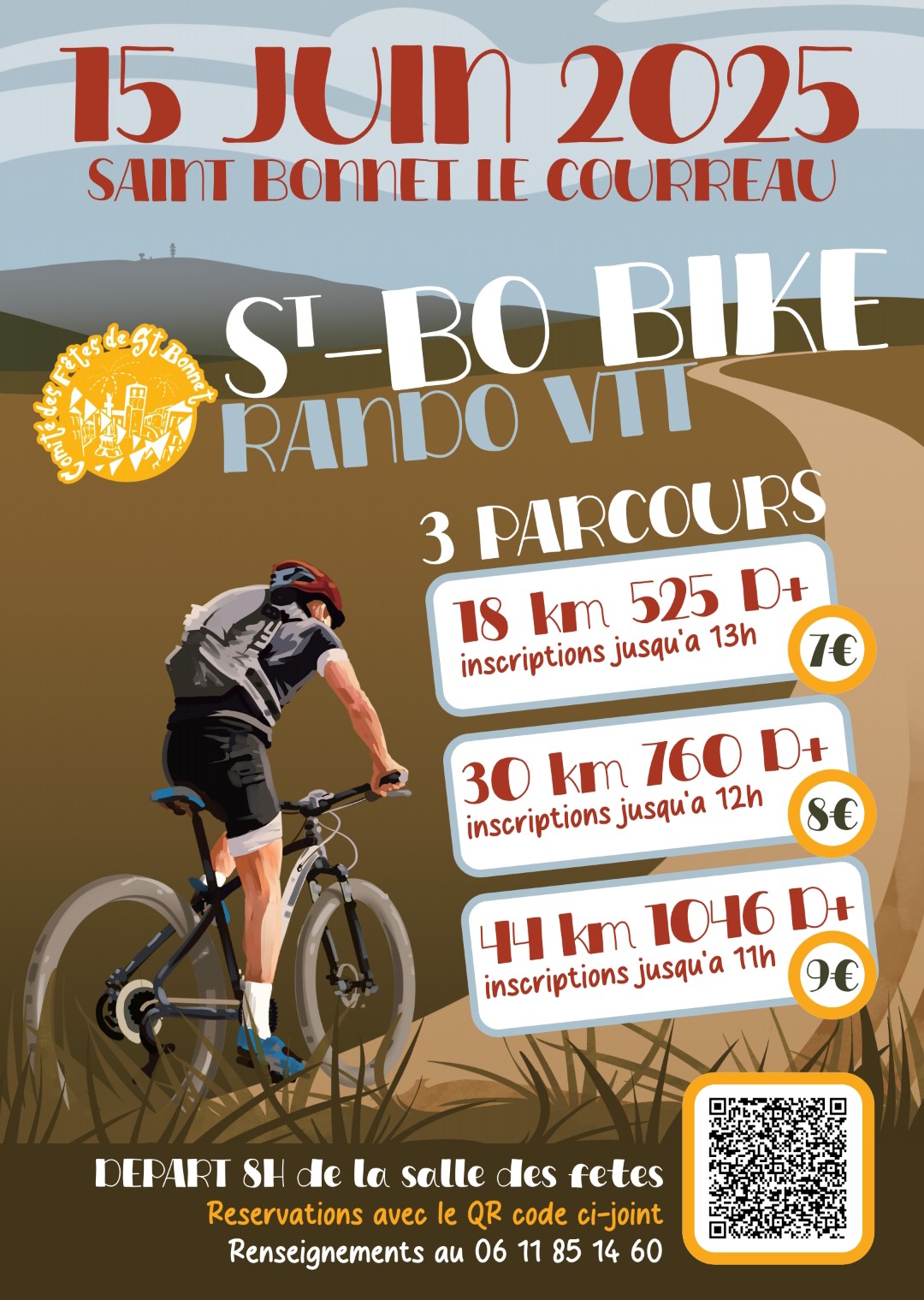 Affiche de Saint-Bo Bike (6ème édition) à Saint-Bonnet-le-Courreau