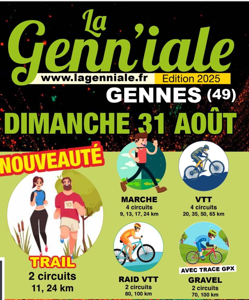 Affiche de LA GENN''iale à Gennes