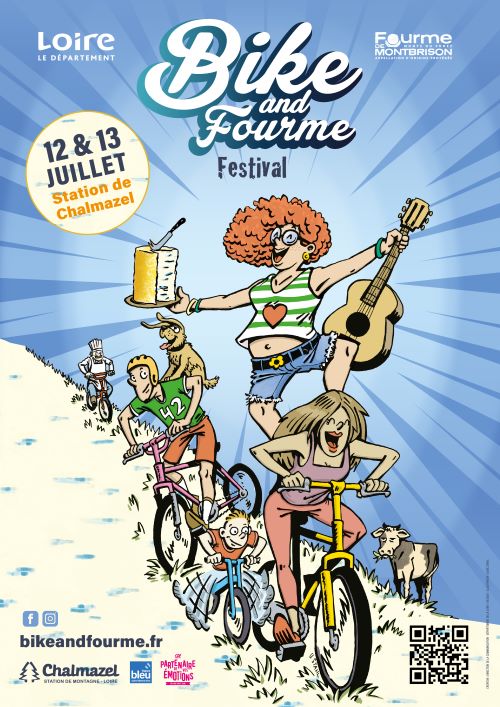 Affiche Bike and Fourme Festival (6ème édition) 2025