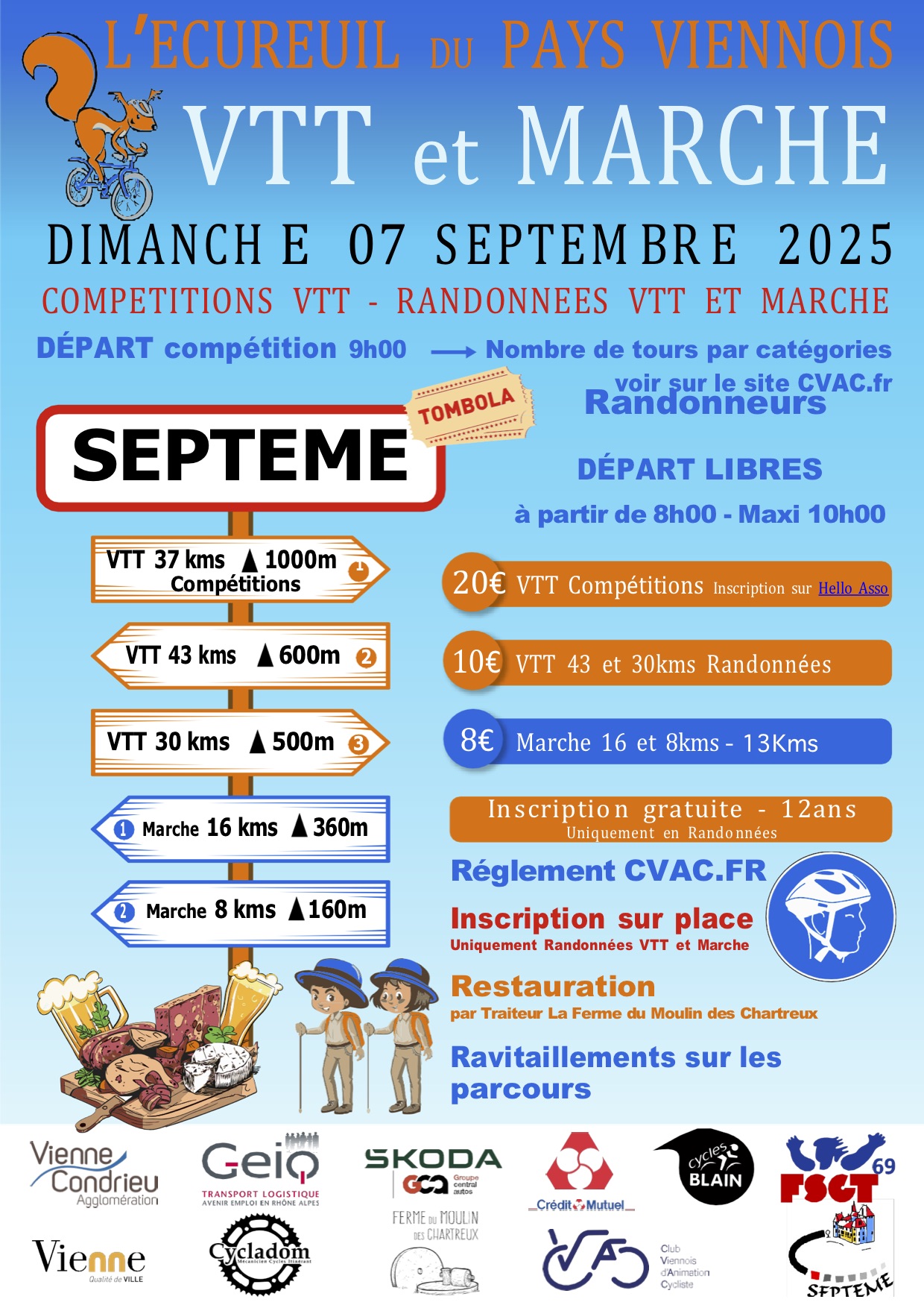 Affiche de L'Écureuil du Pays Viennois à Septème