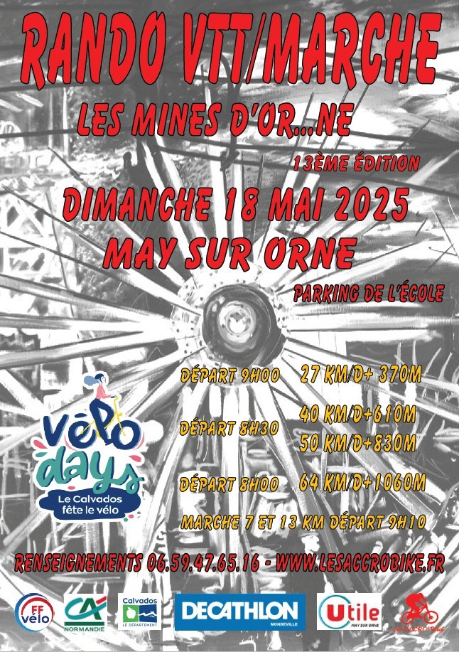 Affiche de Les Mines d'Or...ne (13ème édition) à May-sur-Orne