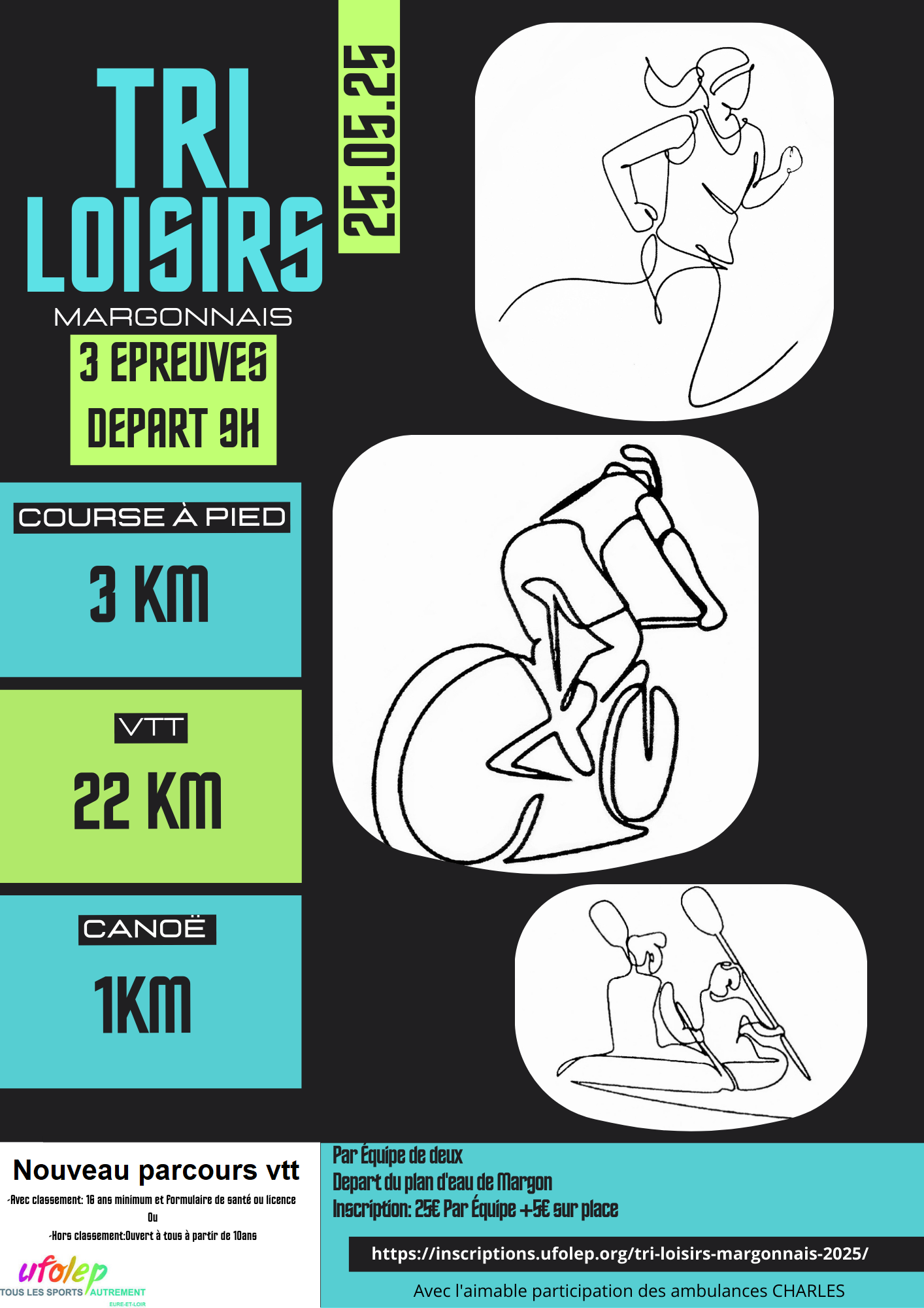 Affiche de Tri-Loisirs Margonnais (28ème édition) à Margon