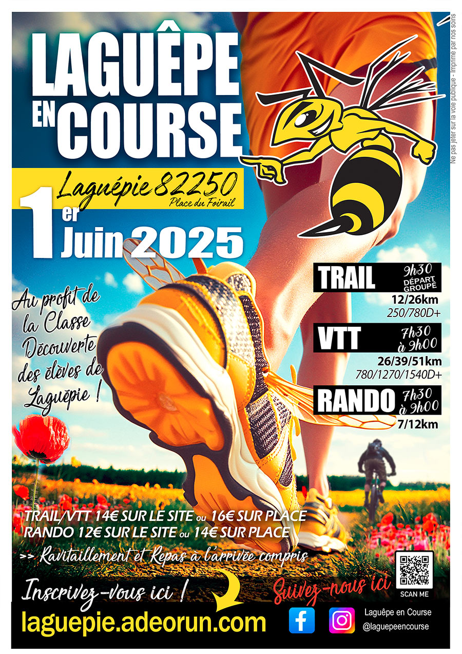 Affiche de Laguêpe en Course (5ème édition) à Saint-Martin-Laguépie