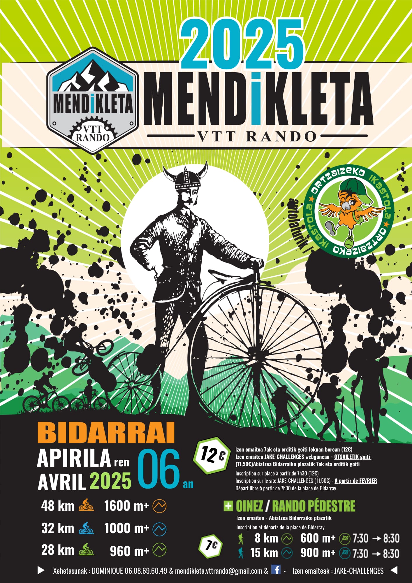 Affiche de MENDIKLETA (12ème édition) à Bidarray