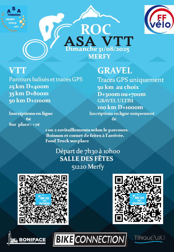 Affiche de RocAsa Vtt/Gravel (23ème édition) à Merfy