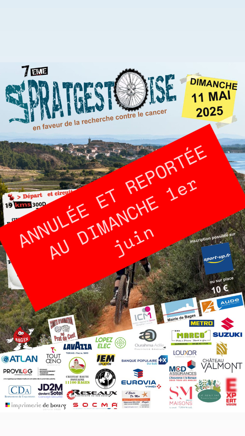 Affiche de La 7ème Pratgestoise à Bages