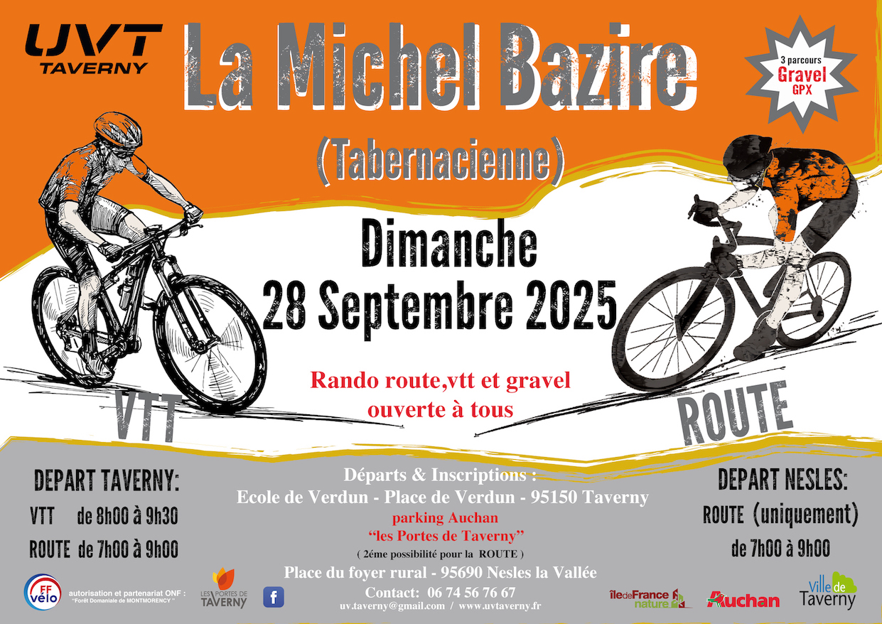 Affiche de La 26ème Michel Bazire Tabernacienne VTT à Taverny